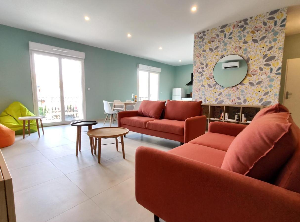 Colormix 3 Etoiles - 95M2 Plein Centre - Ensoleille Climatise Daire Mèze Dış mekan fotoğraf