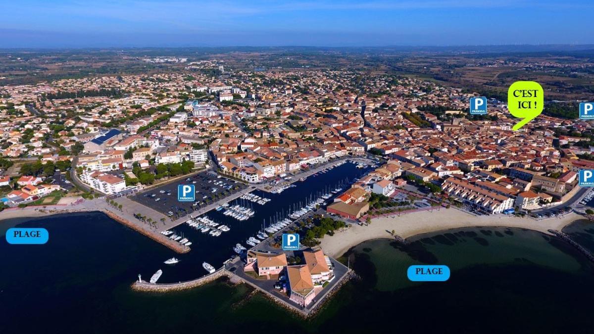 Colormix 3 Etoiles - 95M2 Plein Centre - Ensoleille Climatise Daire Mèze Dış mekan fotoğraf